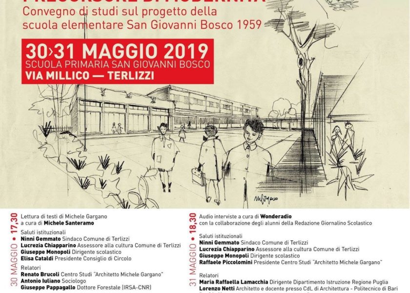 Locandina Michele Gargano Precursore di modernità 30- 31 maggio 2019
